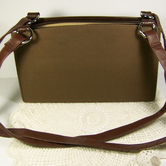 Miche Inner Purse Brown Floral Shell ShoulerStrap - Picture 3 of 8